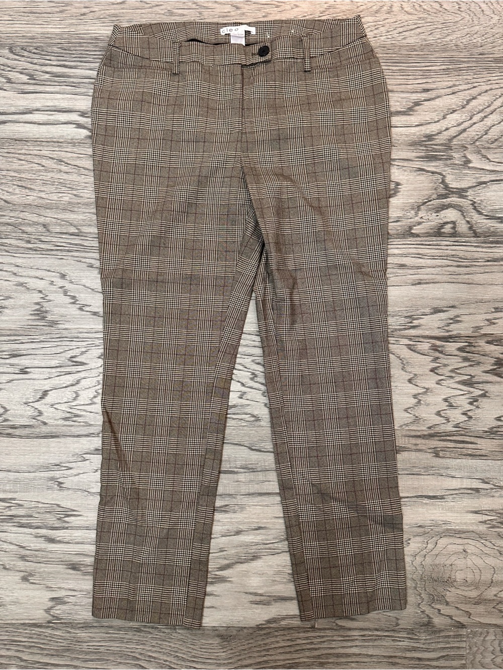 cleo Brown Glenn Plaid Trousers